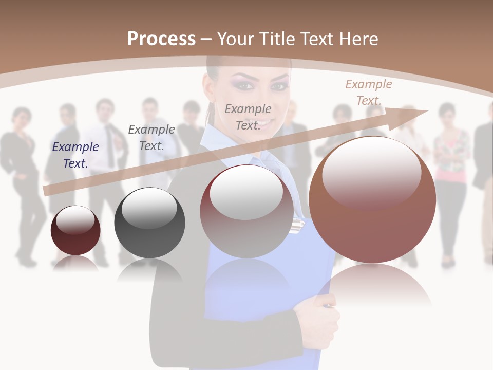 Isolated Teamwork Employment PowerPoint Template