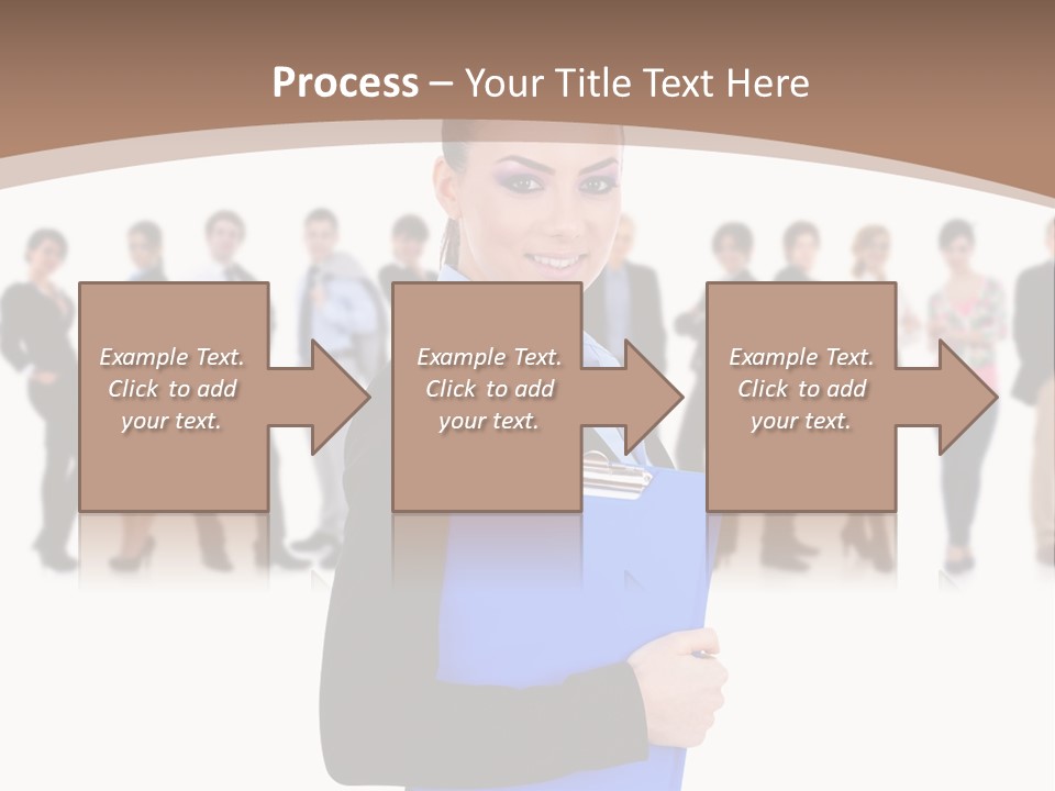 Isolated Teamwork Employment PowerPoint Template
