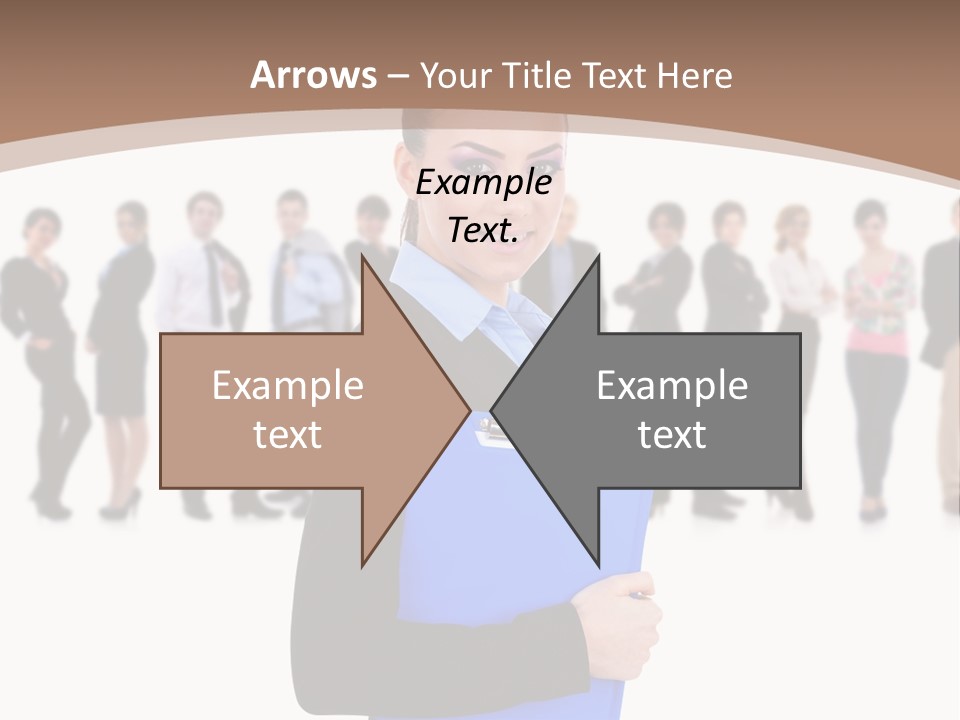 Isolated Teamwork Employment PowerPoint Template