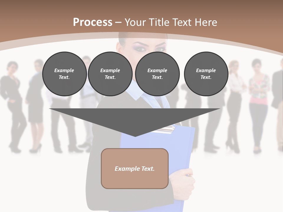 Isolated Teamwork Employment PowerPoint Template