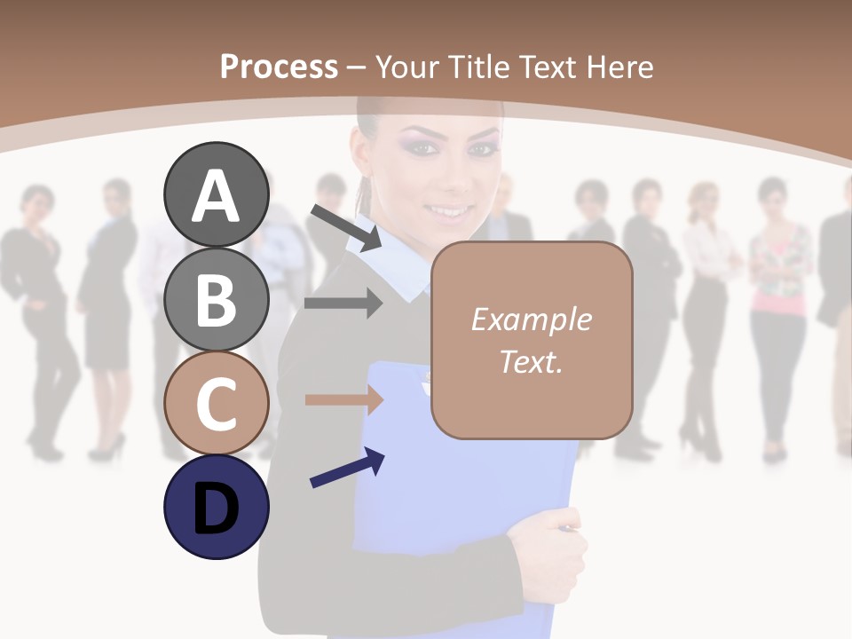 Isolated Teamwork Employment PowerPoint Template