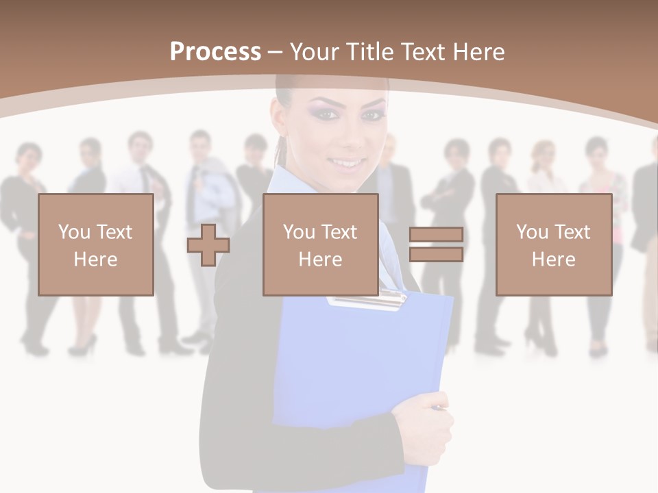 Isolated Teamwork Employment PowerPoint Template