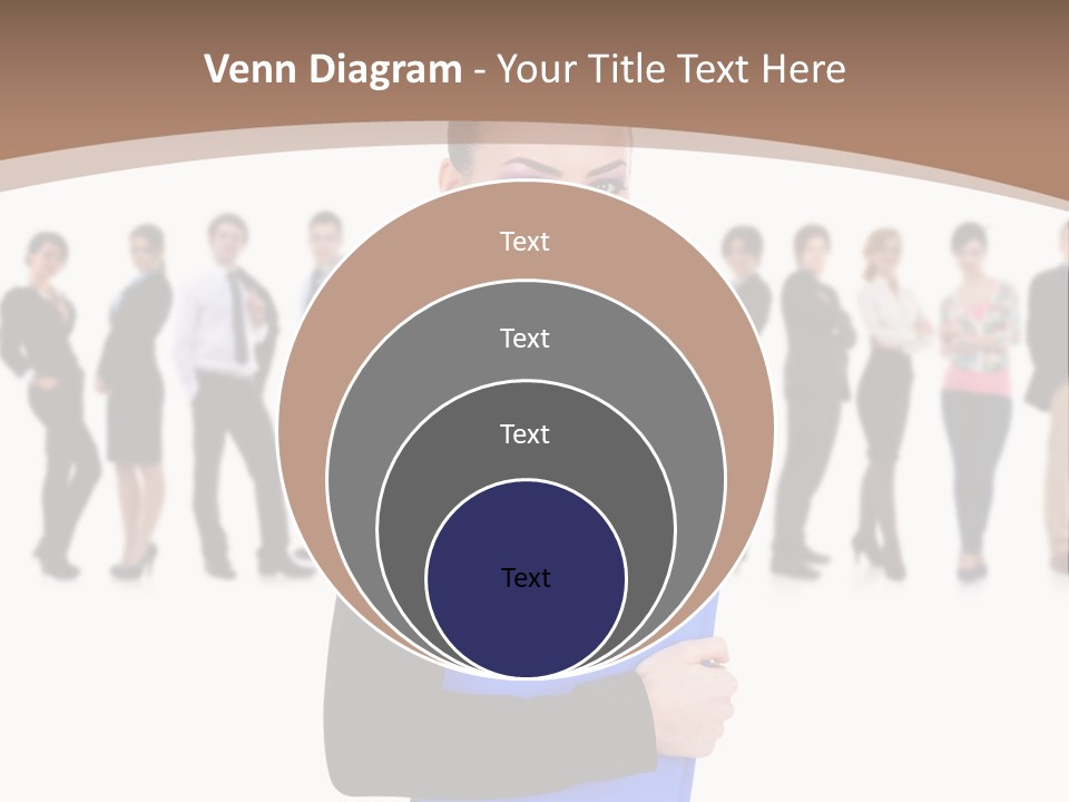 Isolated Teamwork Employment PowerPoint Template