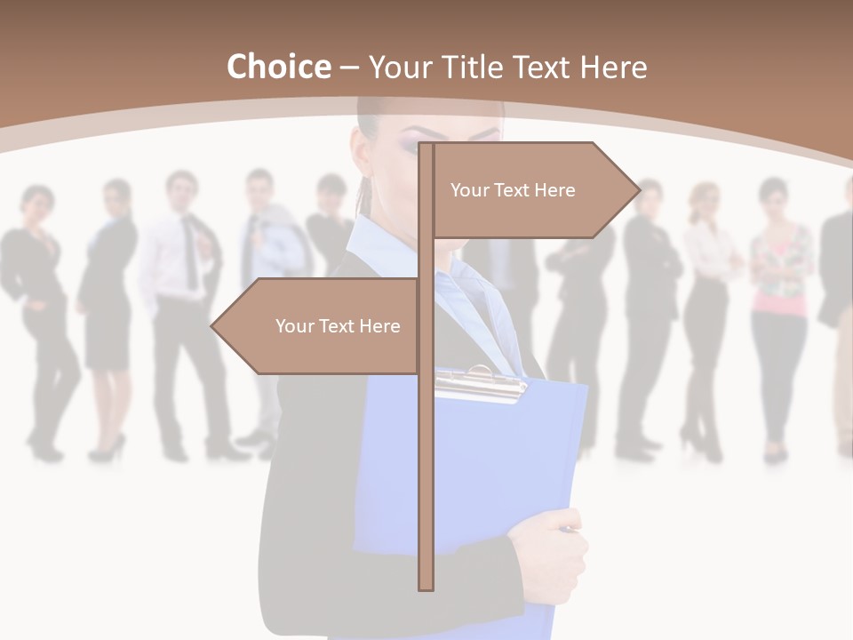 Isolated Teamwork Employment PowerPoint Template