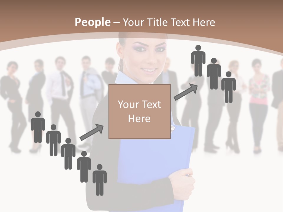 Isolated Teamwork Employment PowerPoint Template