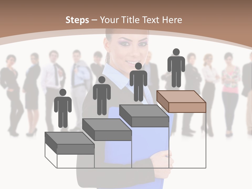 Isolated Teamwork Employment PowerPoint Template