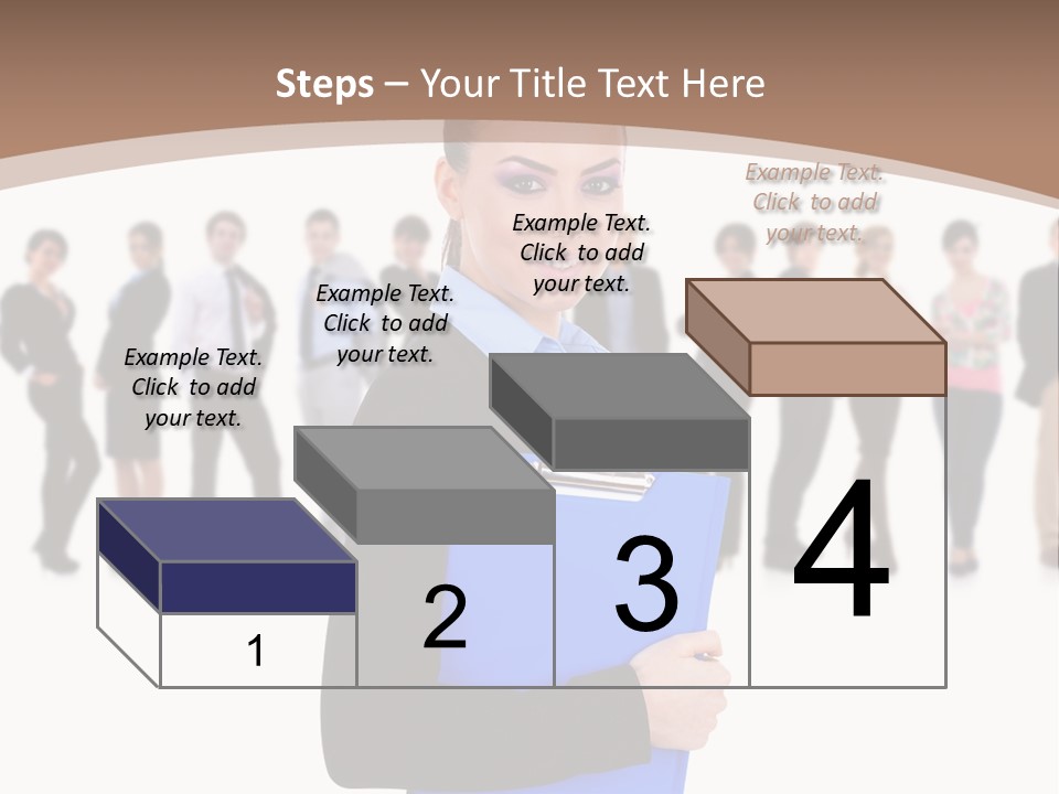 Isolated Teamwork Employment PowerPoint Template