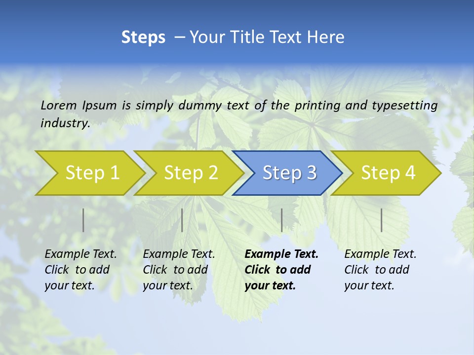 Season Flourishing Vein PowerPoint Template