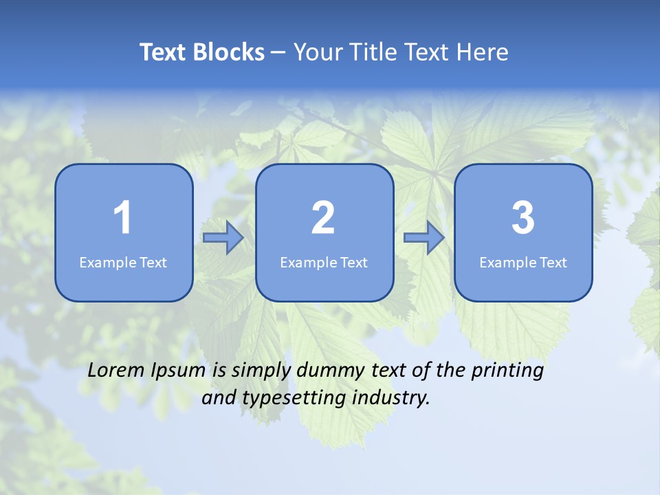 Season Flourishing Vein PowerPoint Template