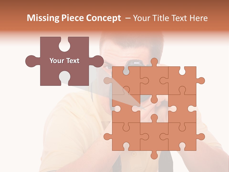 Happy Camera Men PowerPoint Template