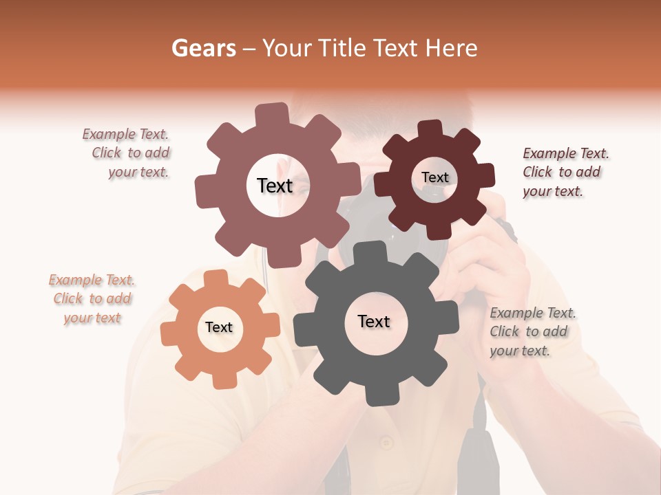 Happy Camera Men PowerPoint Template