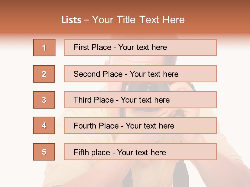 Happy Camera Men PowerPoint Template