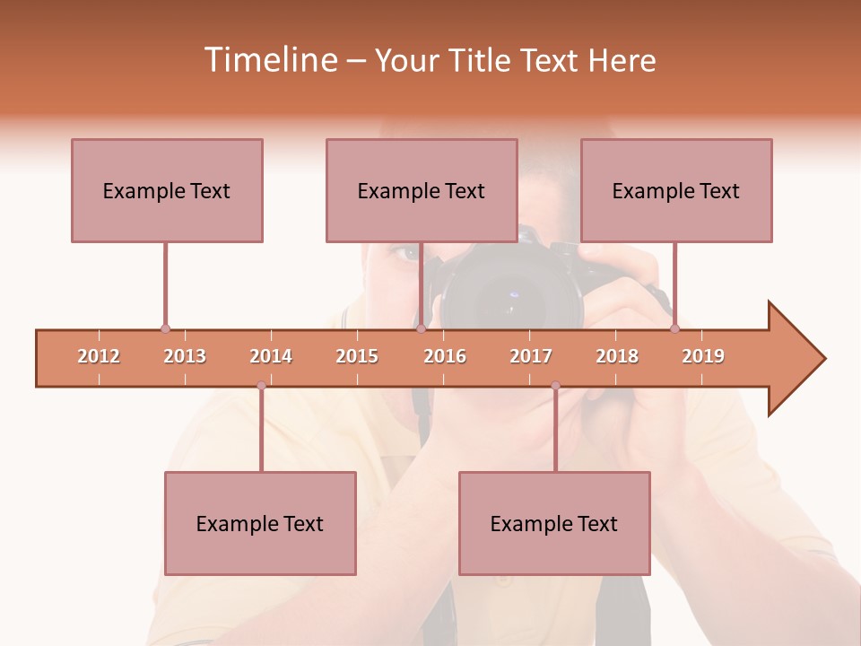 Happy Camera Men PowerPoint Template