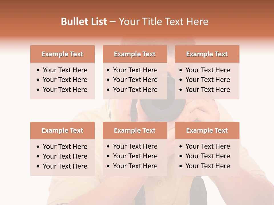 Happy Camera Men PowerPoint Template