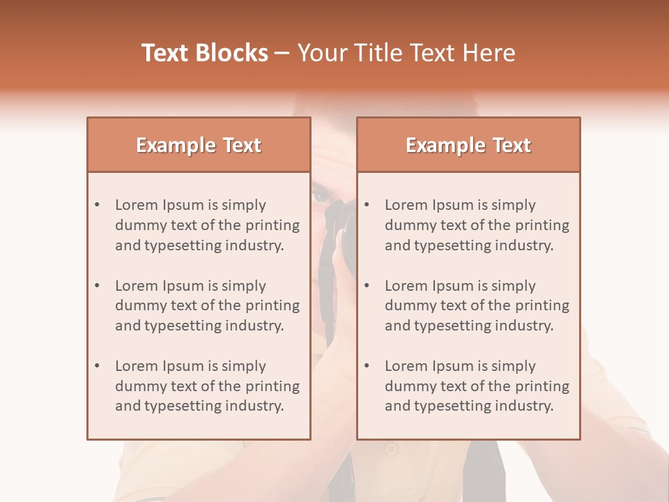 Happy Camera Men PowerPoint Template