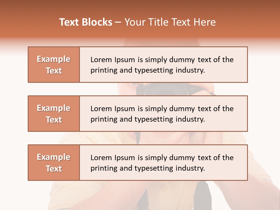 Happy Camera Men PowerPoint Template
