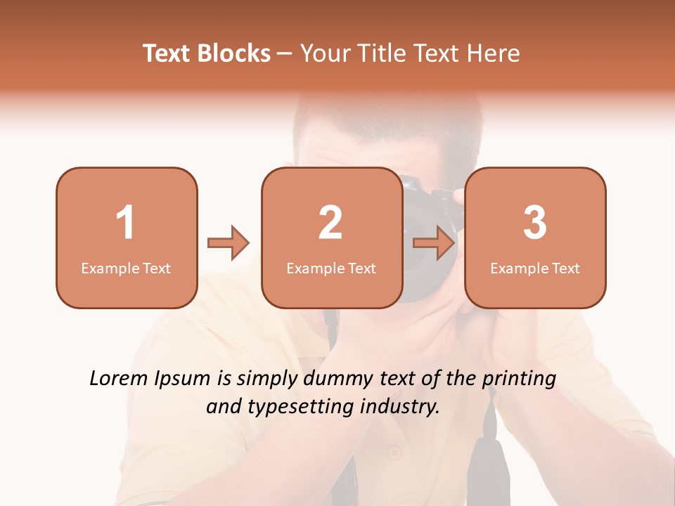 Happy Camera Men PowerPoint Template