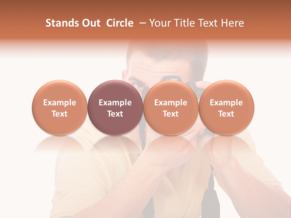 Happy Camera Men PowerPoint Template