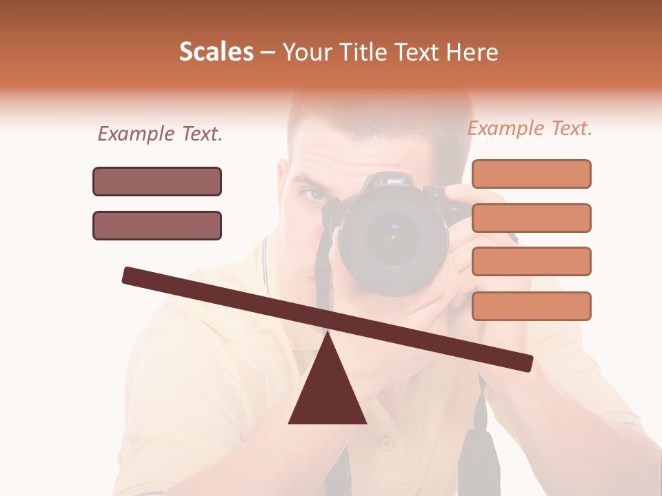 Happy Camera Men PowerPoint Template