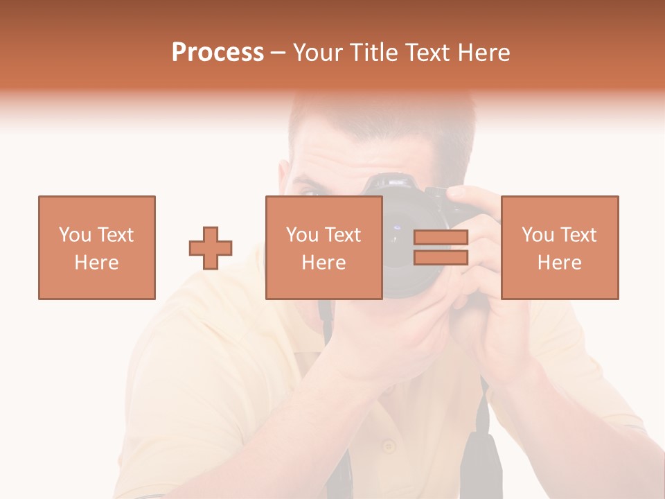 Happy Camera Men PowerPoint Template