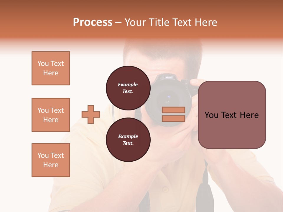 Happy Camera Men PowerPoint Template