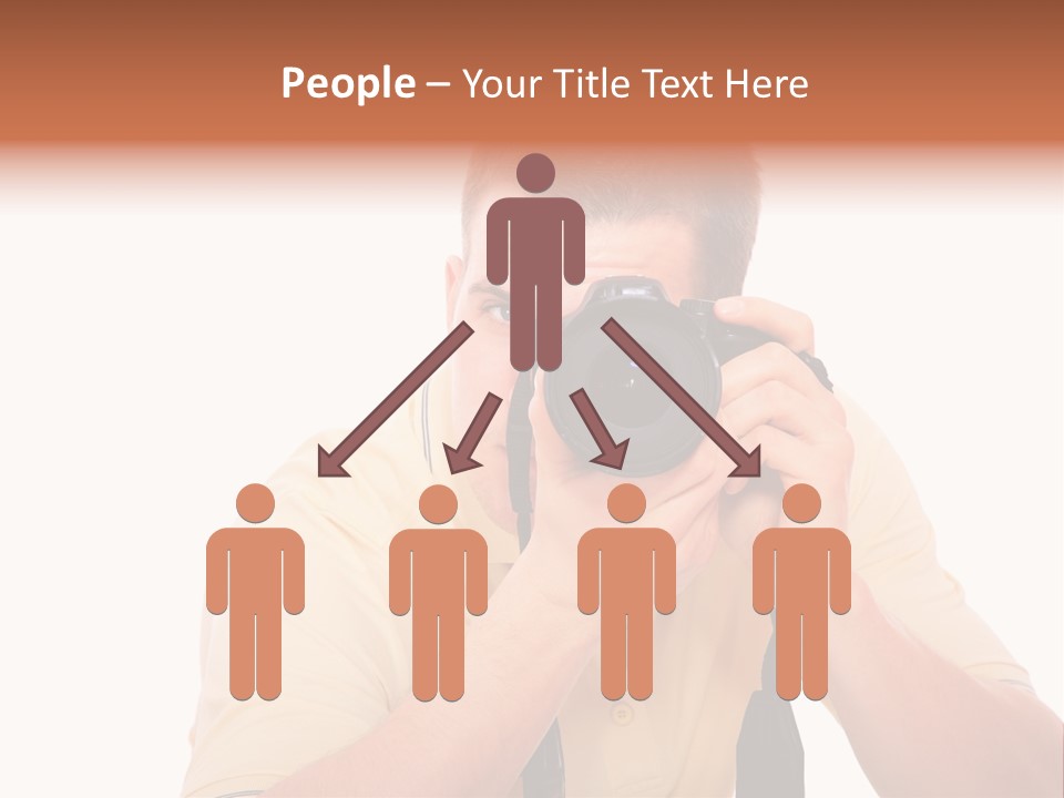 Happy Camera Men PowerPoint Template