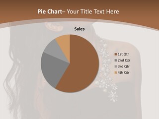 Brown Woman Curly PowerPoint Template