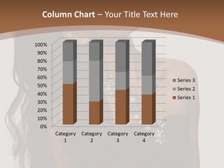 Brown Woman Curly PowerPoint Template