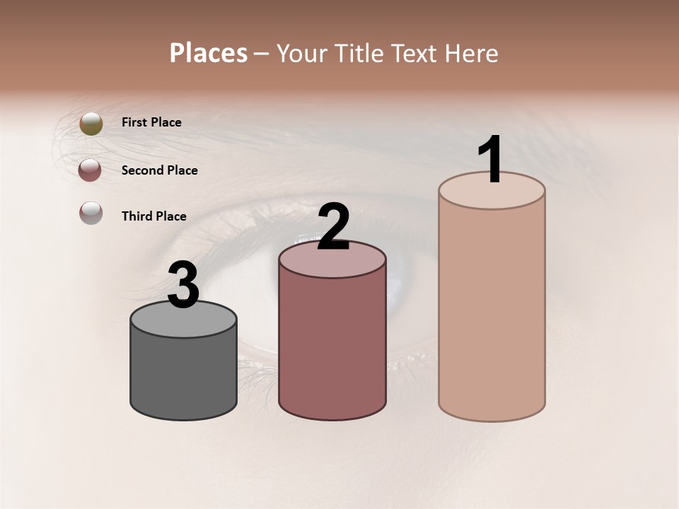 Male Visual Optical PowerPoint Template
