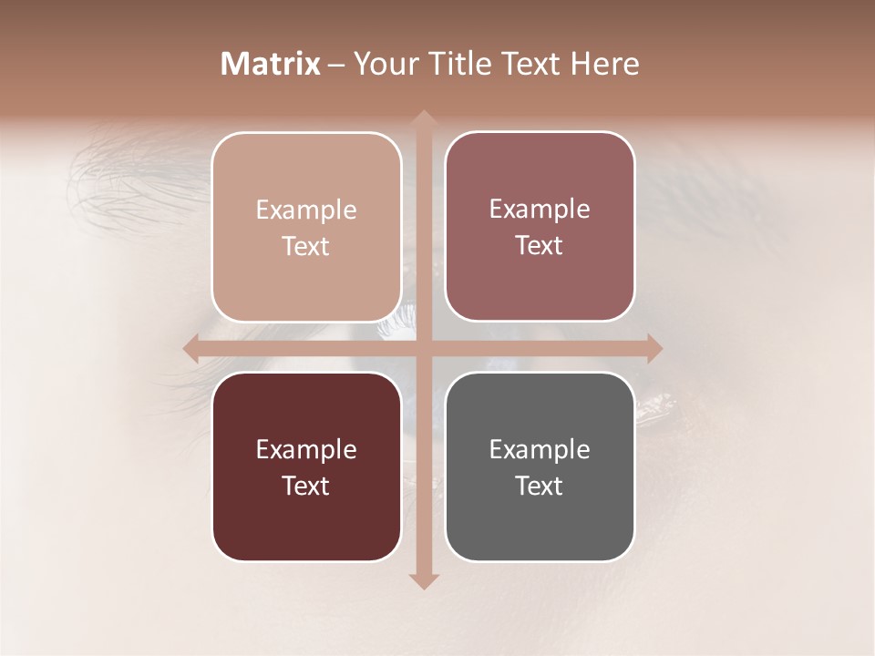 Male Visual Optical PowerPoint Template