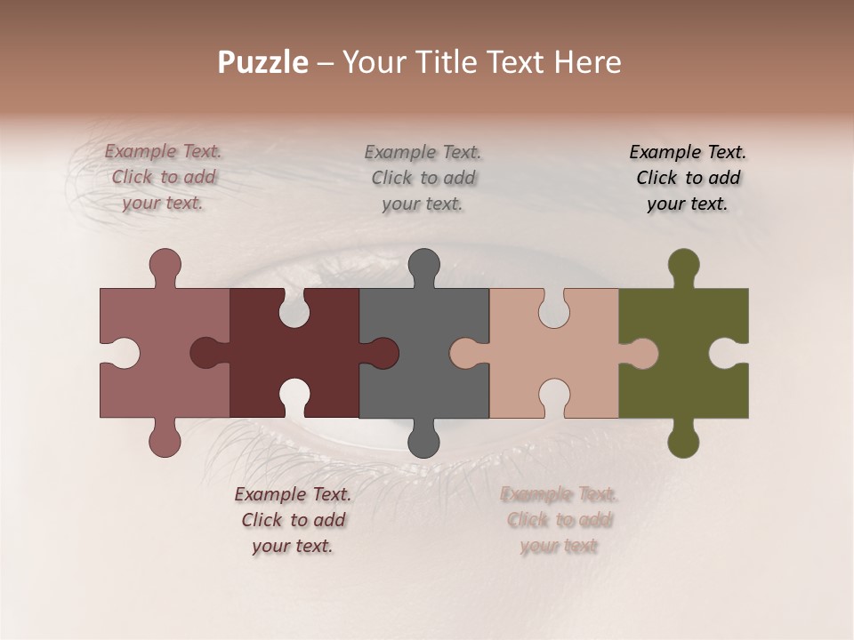 Male Visual Optical PowerPoint Template