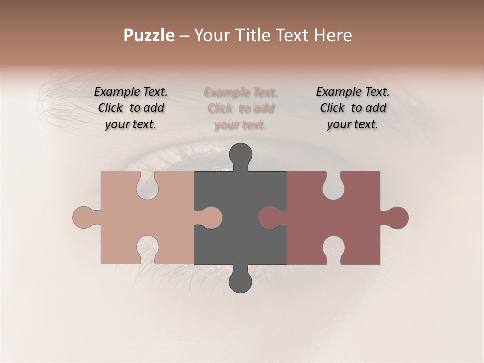 Male Visual Optical PowerPoint Template