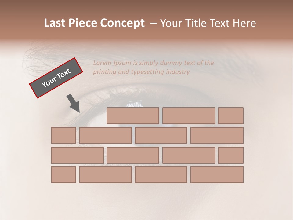 Male Visual Optical PowerPoint Template