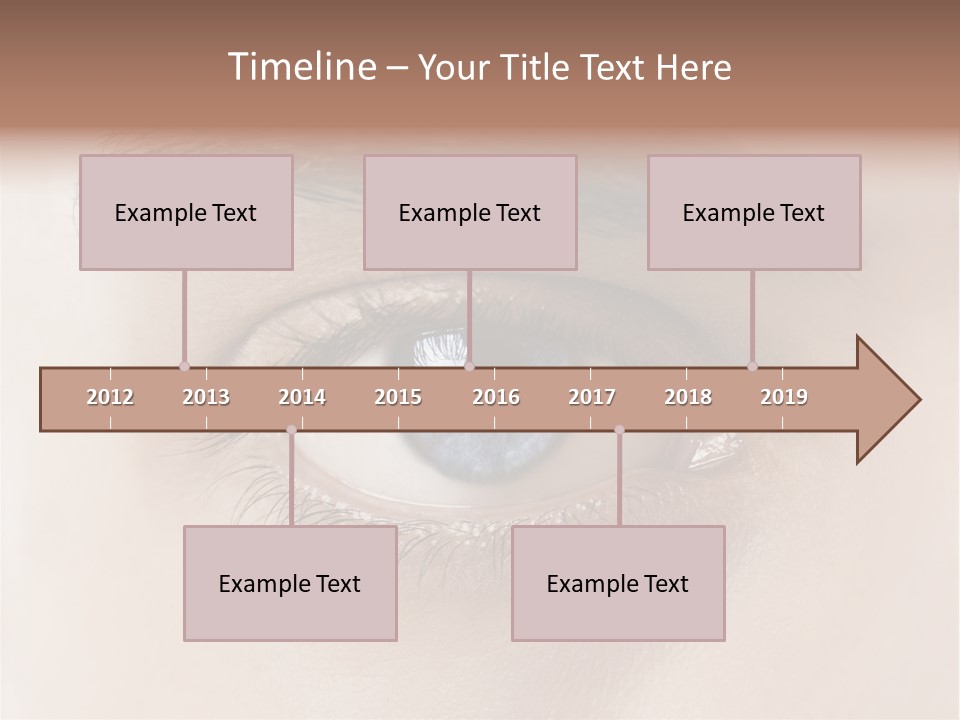 Male Visual Optical PowerPoint Template