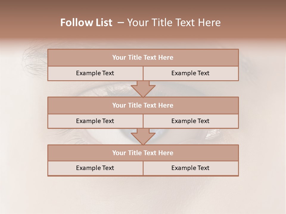 Male Visual Optical PowerPoint Template