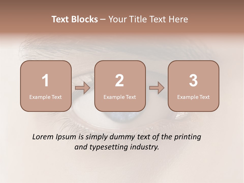 Male Visual Optical PowerPoint Template