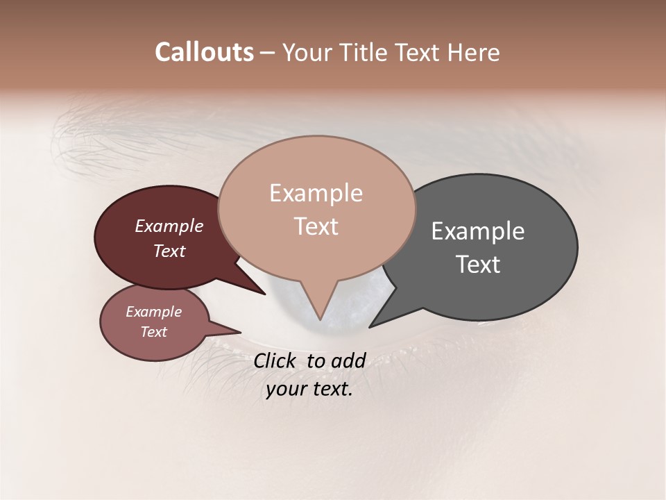 Male Visual Optical PowerPoint Template