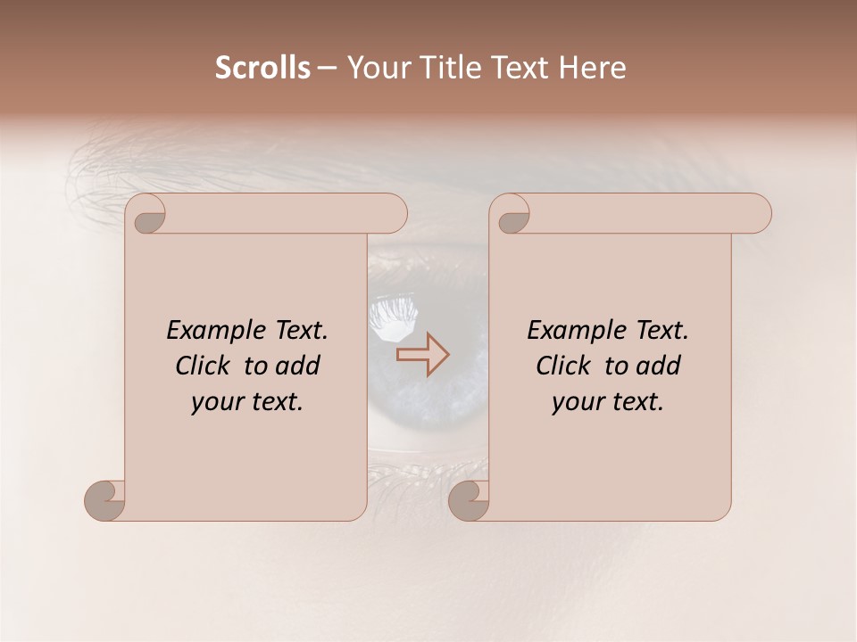 Male Visual Optical PowerPoint Template