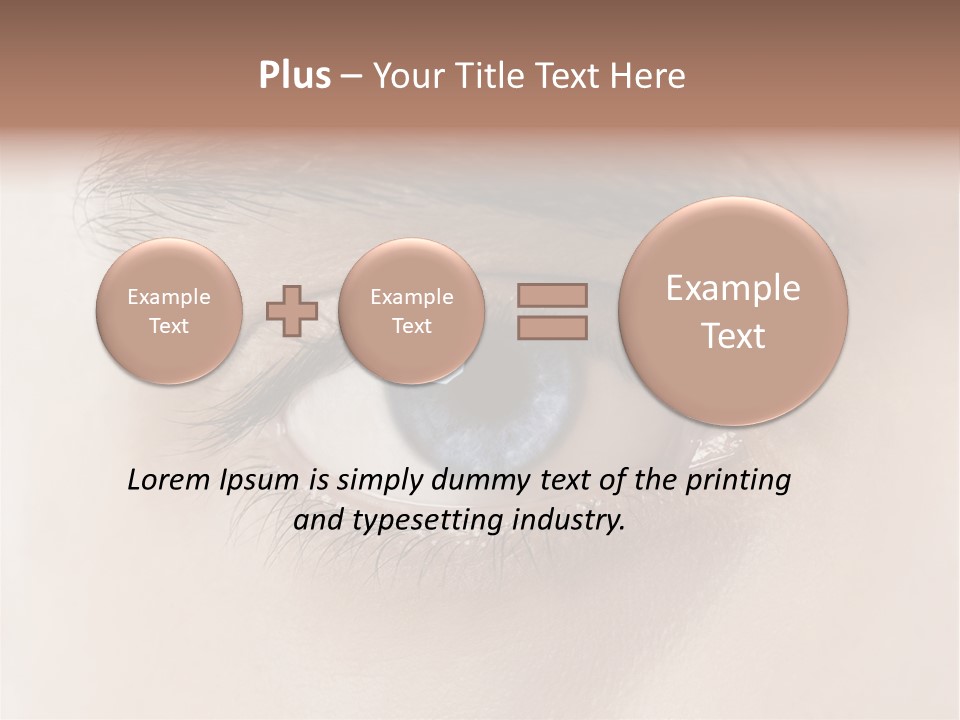 Male Visual Optical PowerPoint Template