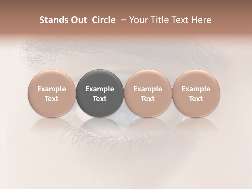 Male Visual Optical PowerPoint Template