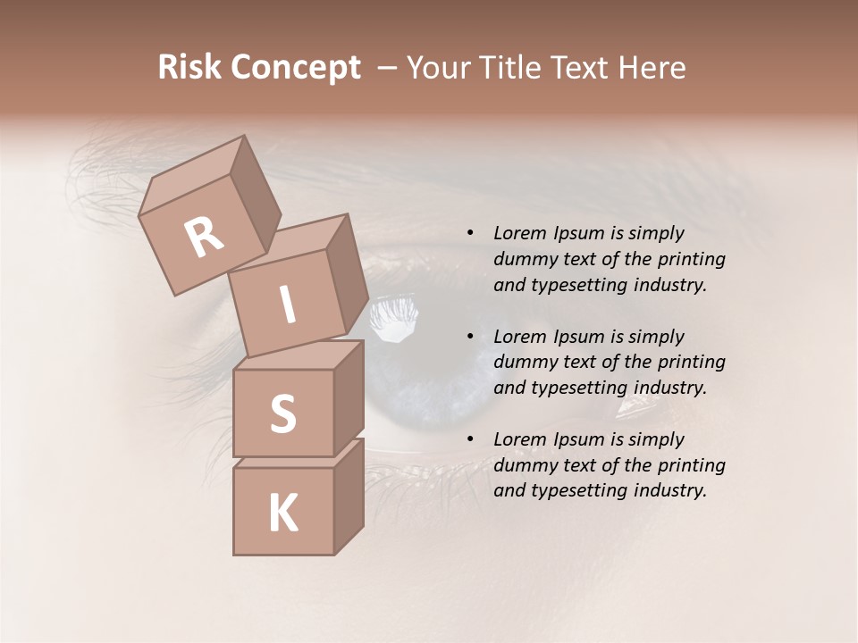 Male Visual Optical PowerPoint Template