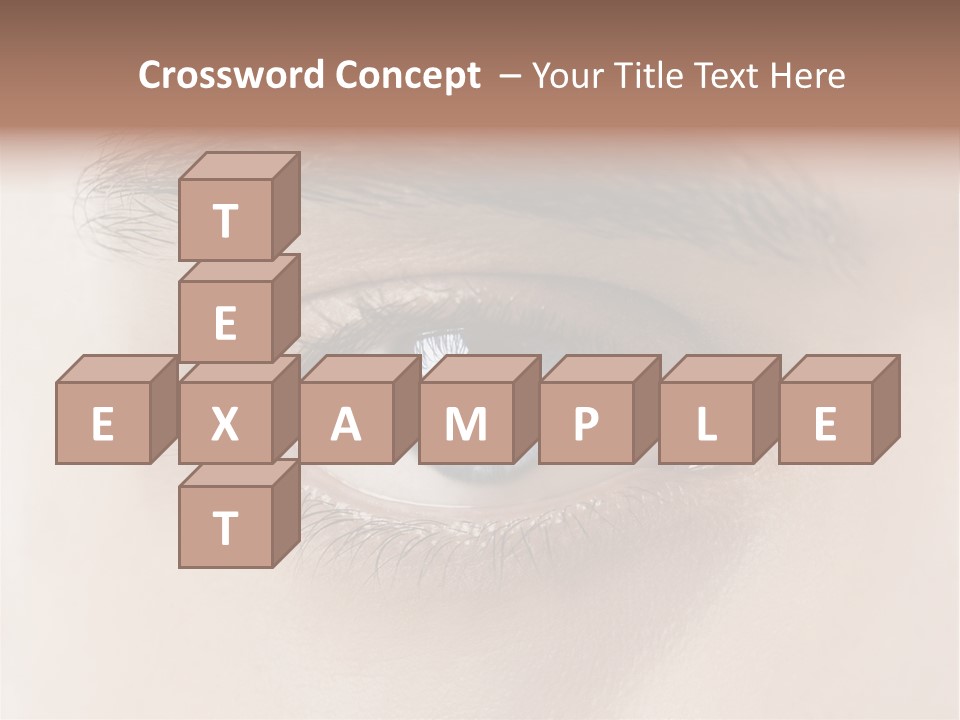 Male Visual Optical PowerPoint Template