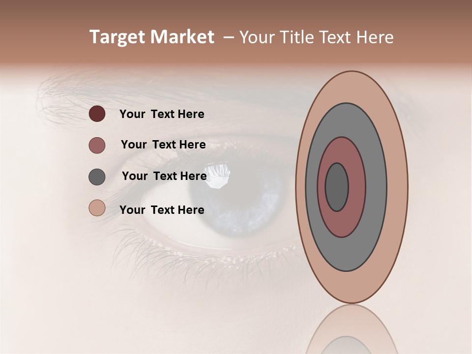 Male Visual Optical PowerPoint Template