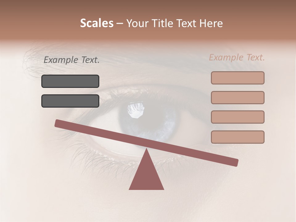 Male Visual Optical PowerPoint Template