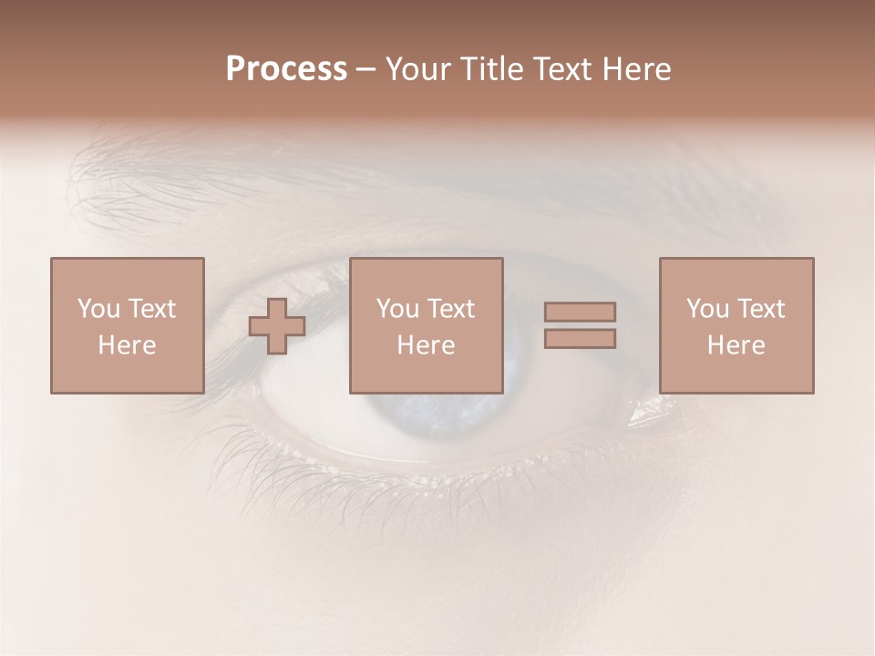 Male Visual Optical PowerPoint Template