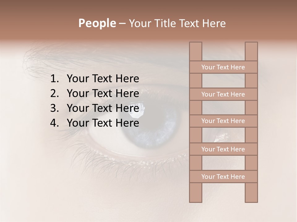 Male Visual Optical PowerPoint Template