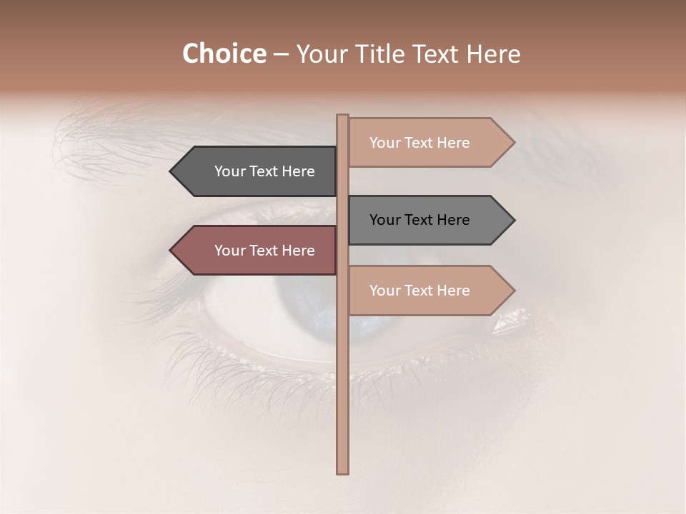 Male Visual Optical PowerPoint Template