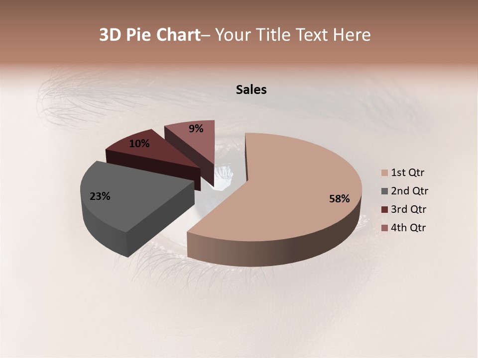 Male Visual Optical PowerPoint Template
