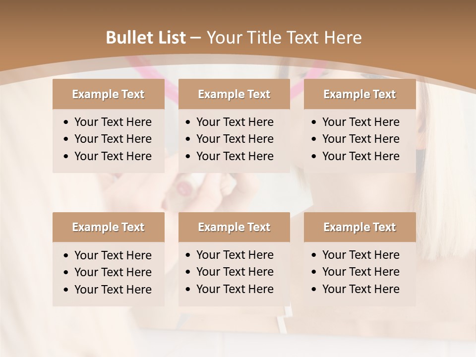 A Woman Holding A Pink Heart In Front Of A Mirror PowerPoint Template