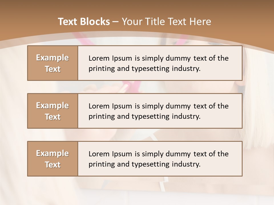 A Woman Holding A Pink Heart In Front Of A Mirror PowerPoint Template